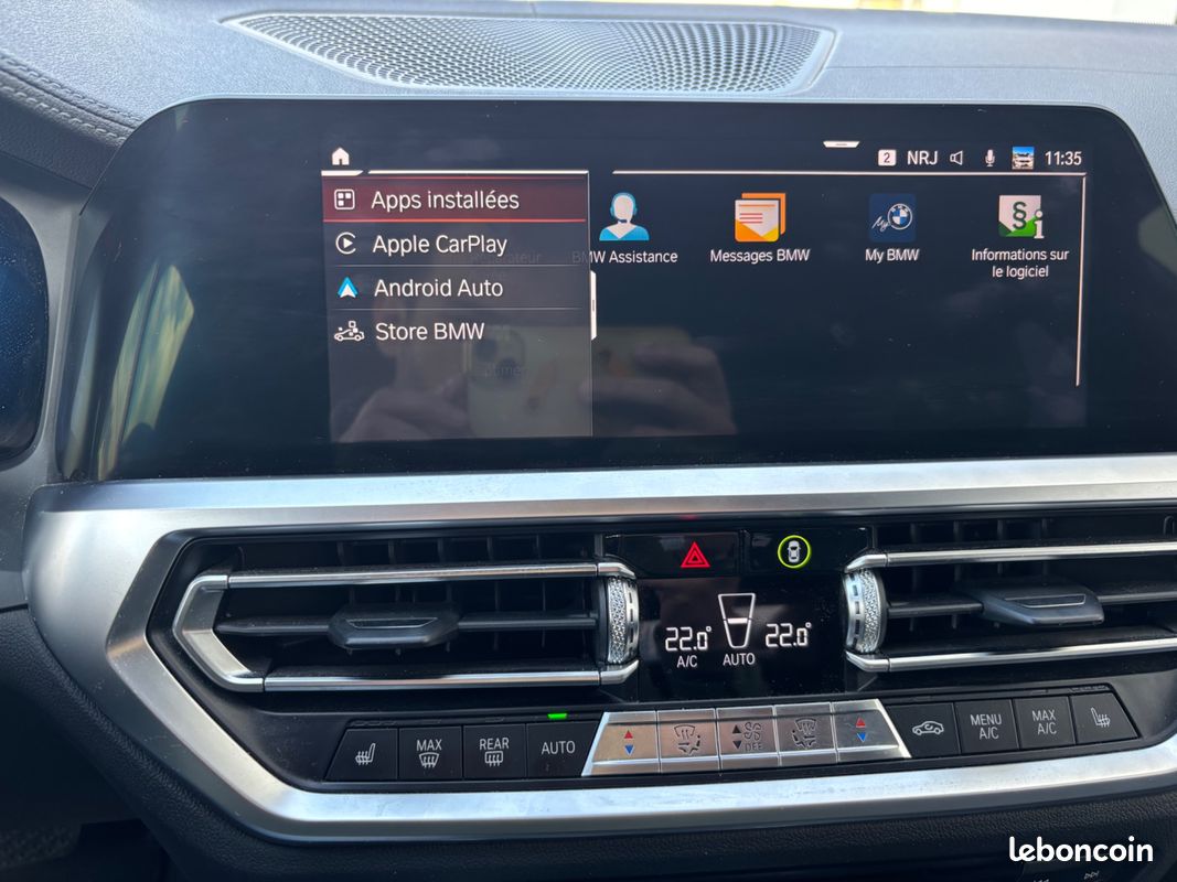 BMW SÉRIE 3 320D 190 CH G20 LUXURY / CARPLAY / CAMERA 360 / SIEGES CHAUFFANTS / TOIT OUVRANt (image 22)