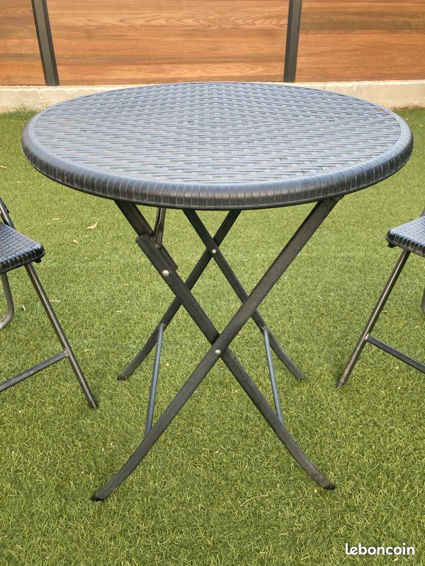 Ensemble table + 2 chaises de jardin (image 4)