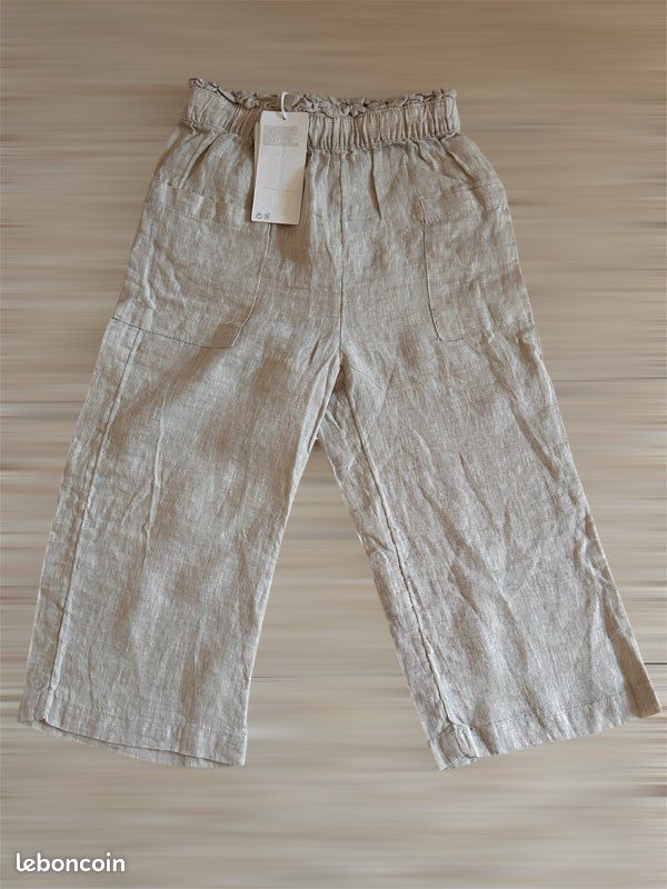 Doudou Orchestra Pantalon Enfant Doodle Do Orange Motif Crabe - 100% Coton Bio Taille 5-6 Ans - Neuf Avec étiquette Pantalon Unisexe Enfant