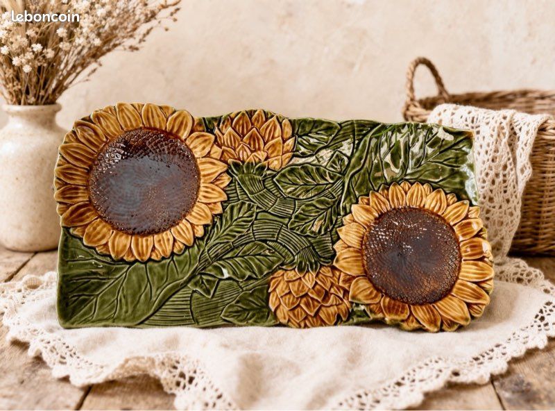 PXIYOU Lot De 2 Panneaux Métalliques Vintage – Décoration Tournesol Pour Cuisine Et Salon (20x30cm)