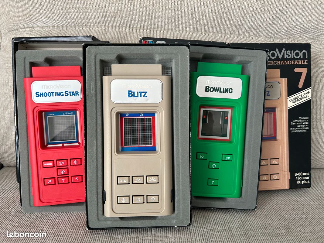 Cassette Microvision "Shooting Star" MB Electronics 1979 - Jeu De Tir, Très Bon état