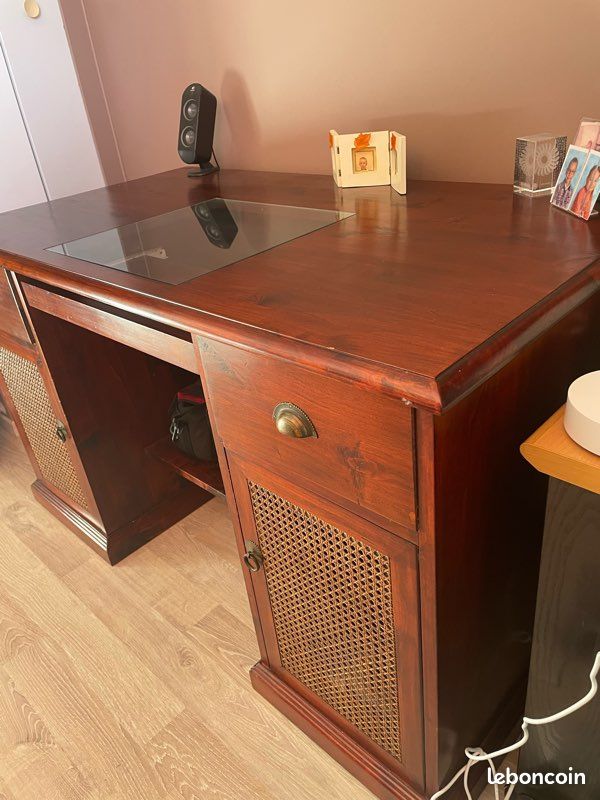 Bureau en bois massif (image 3)