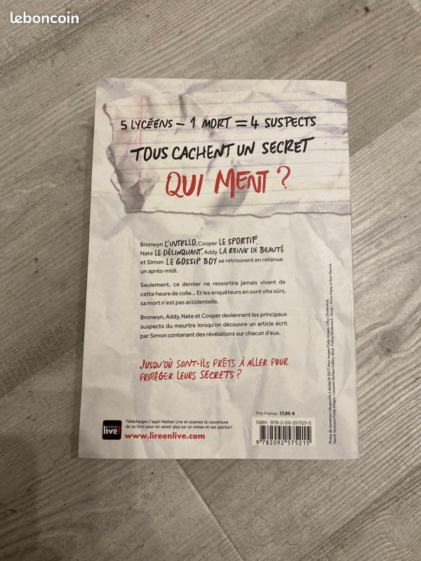 Livre de Karen M.McManus (image 2)