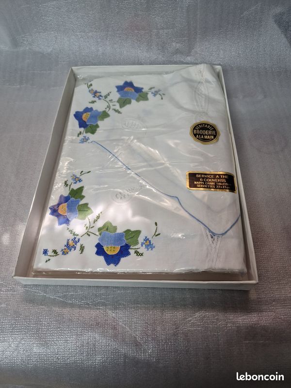 Nappe service à Thé pour 6 Personnes (image 3)