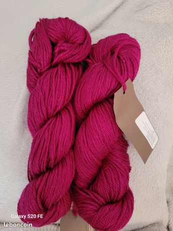 écheveaux de 100g Fiberspates scrumptious aran mérino soie