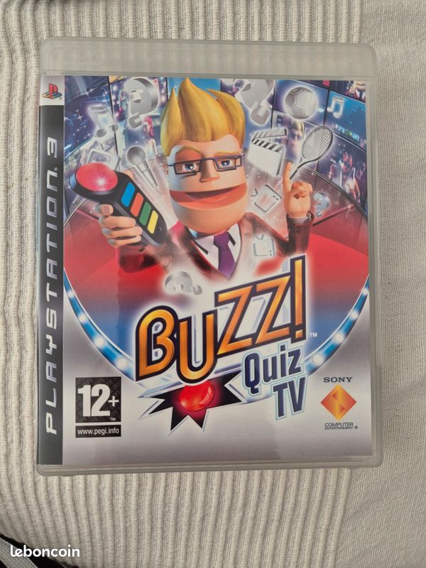 Buzz Quiz TV (Sony PlayStation 3, 2008) PS3 Buzzer 4 Controller Set