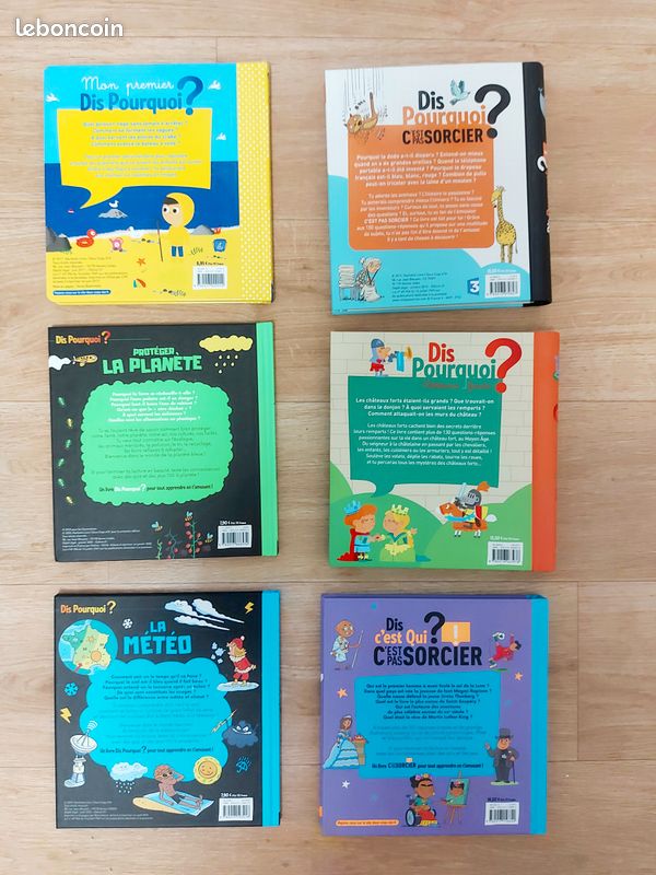 Lot de 6 livres enfant en super état Dis Pourquoi (image 2)