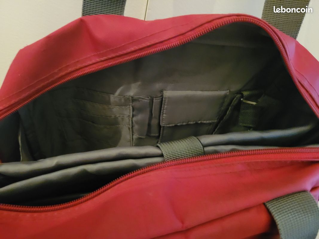 Sacoche / Cartable SACOLINE - rouge bordeaux (image 10)