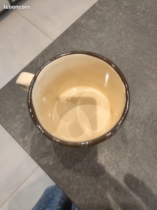 Mug tôle émaillée fleurs (image 6)