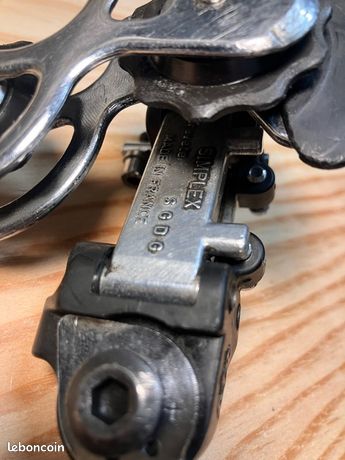 SIMPLEX LJ 1000 T DERAILLEUR ARRIERE VELO COURSE ANCIEN BICYCLE REAR