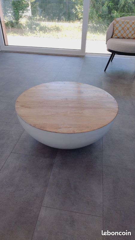 Table basse circulaire (image 1)