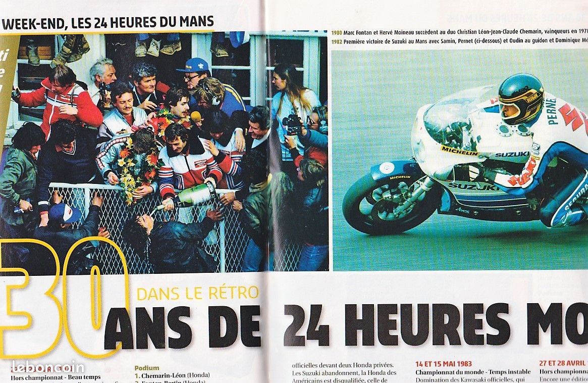 MJ 1757 KTM 990 super Duke TRIUMPH 1050 Sprint ST ABS 30 ans de 24H du MANS SUZUKI GSX-R 1000 Superbike Championnat de France Superbike (image 3)