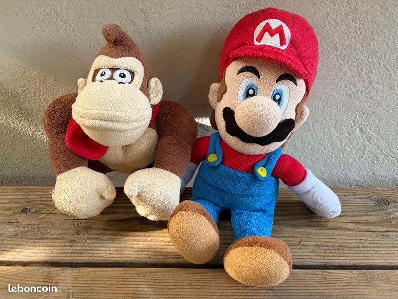 Peluches Mario et Donkey (image 1)