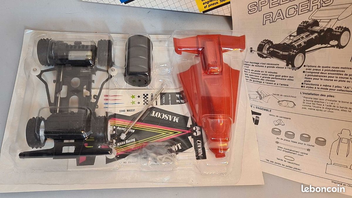 LOT DE 2 VOITURES CIRCUITS Speed Racers - NIKKO TEC (image 4)