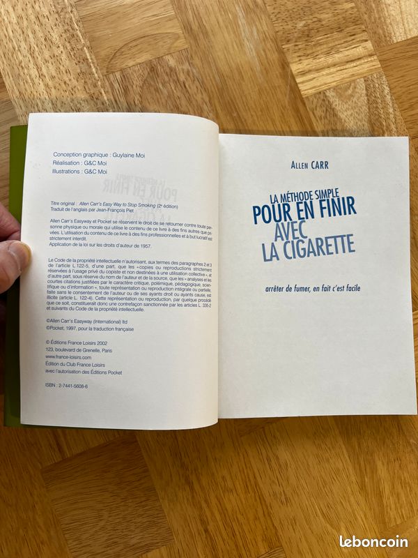 La mthode simple pour en finir avec la cigarette - Allen Carr - Livres