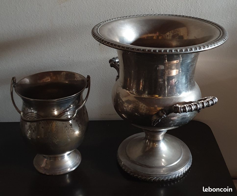 Seau à Appât à Méné Galvanisé Ancien - Pour Pêche, Déco Vintage, Projet DIY