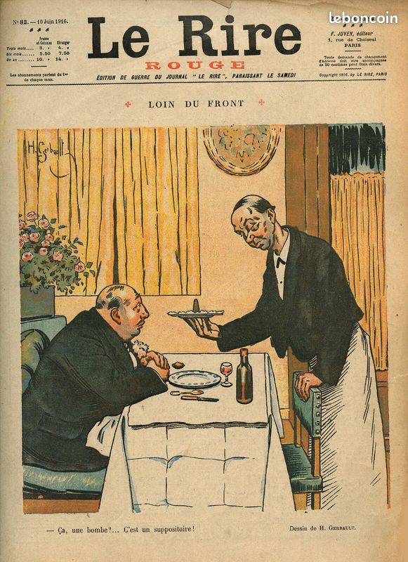 CPA - SATIRIQUE - Série Humoristique de la guerre 1914 - Un résultat EUR 10,00 - FR