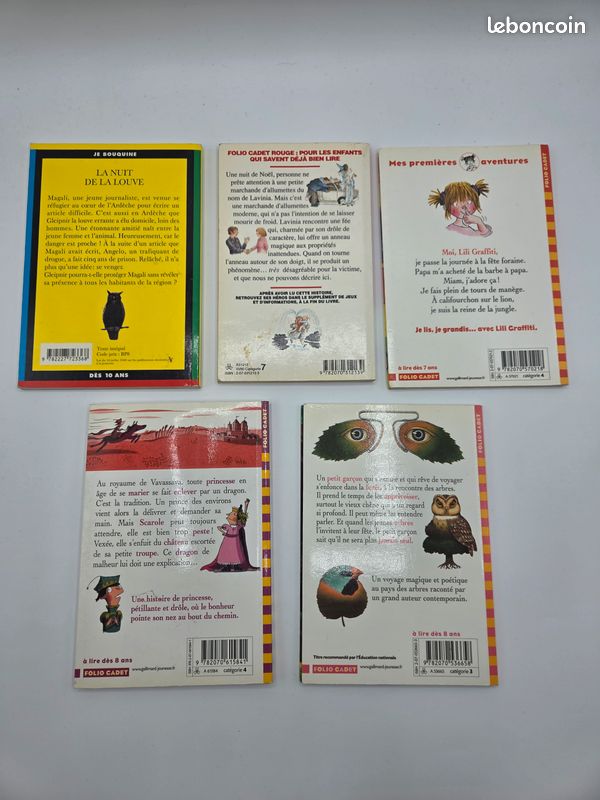 đ Lot de 5 livres jeunesse 7 Ă 10 ans (image 2)