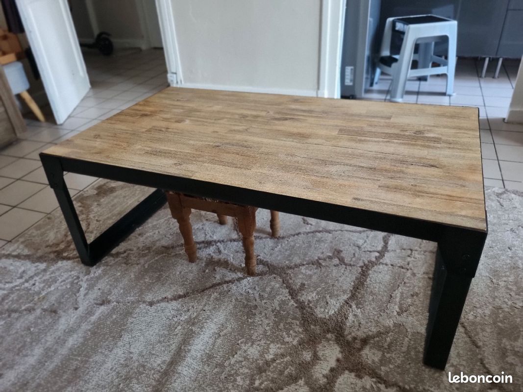 Table basse en bois de chez Zago (image 1)