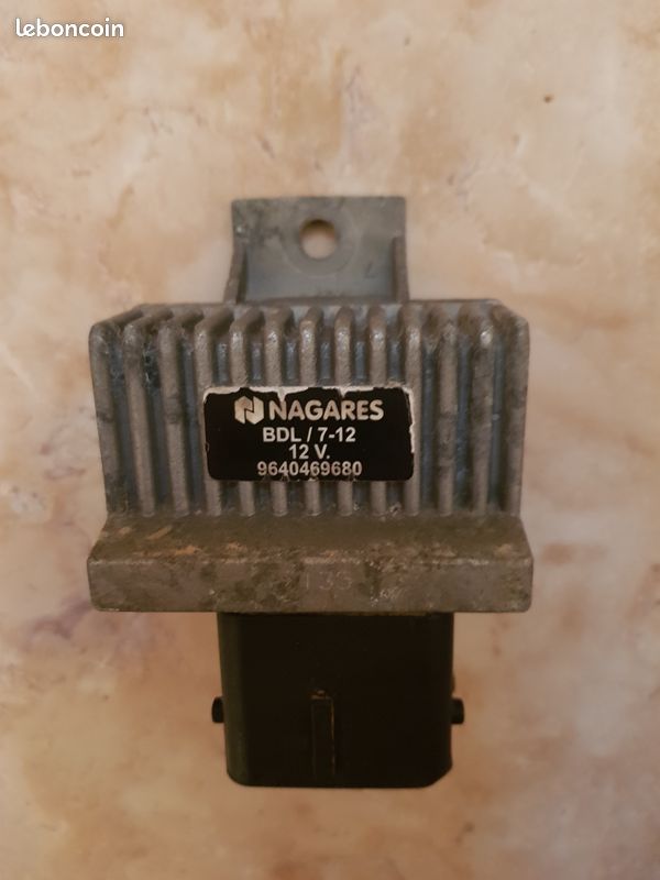 Temporisateur de préchauffage, relais de préchauffage référence : 9640469680 (image 1)