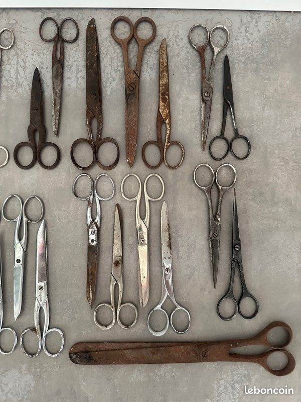 28 paires de ciseaux anciens (image 3)