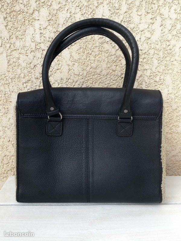 Sac de cours bandoulière Lerive Gauche Taille M Himalaya Noir