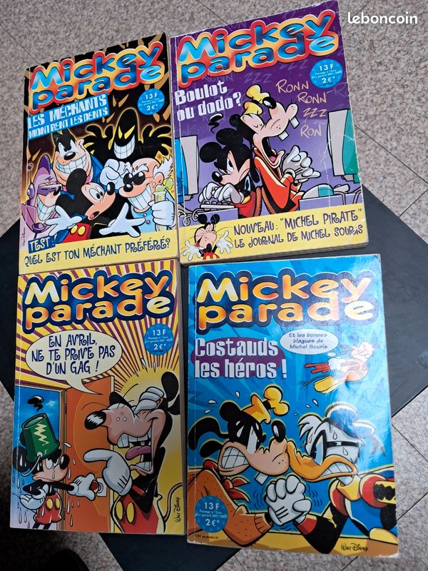 Lot 6 BD bande dessinée vintage albums Mickey parade (image 2)
