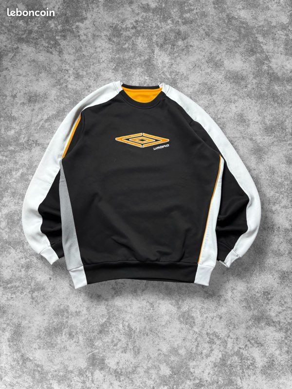 Pull Umbro Performance Vintage Gris - Taille XXL Homme, Col Rond