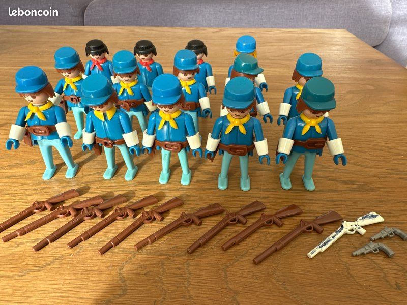 PLAYMOBIL. SOLDATS SUDISTES. 3785. occasion. EUR 25,00 - FR