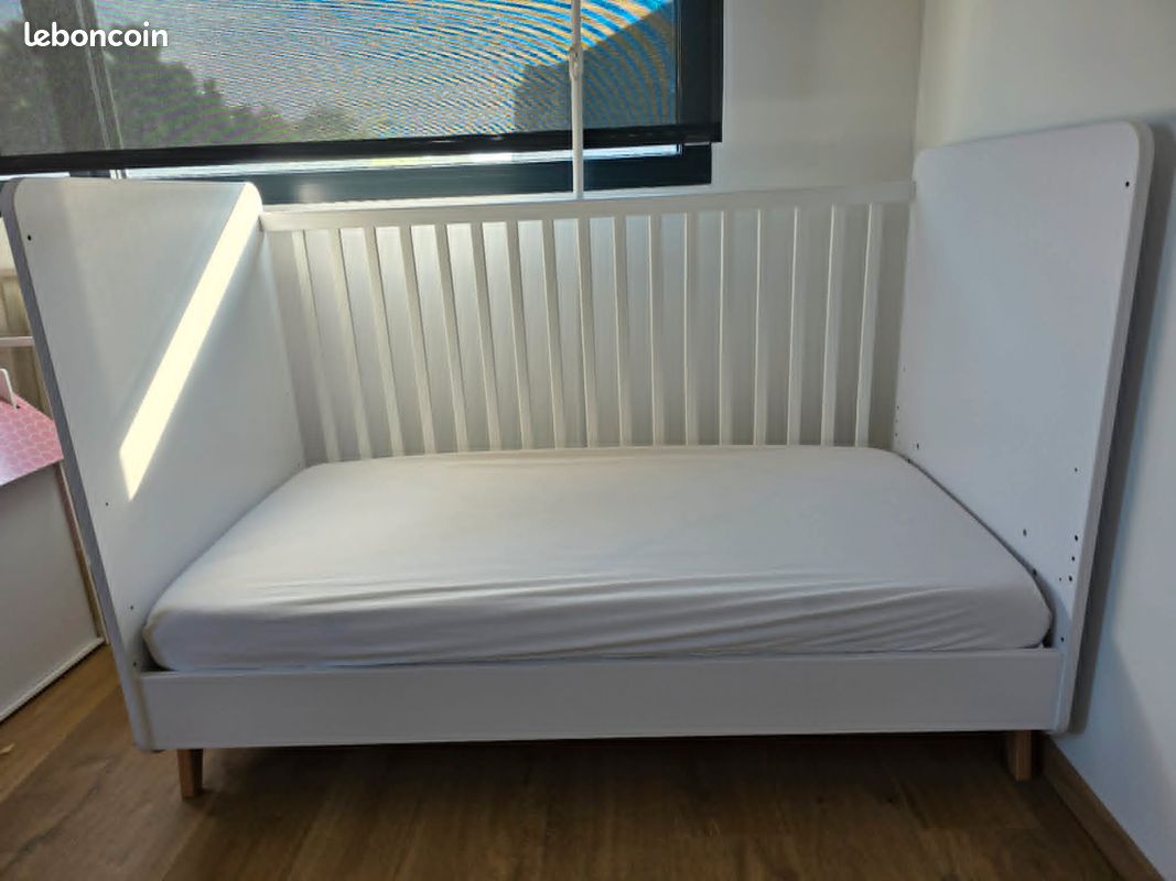 Chambre bébé évolutive QUAX – Modèle Loft – Blanc (image 4)