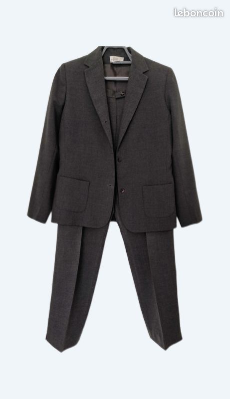 Tailleur pantalon gris CAMAIEU Taille 40 Vêtements