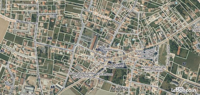 Terrain 761 m² Angles