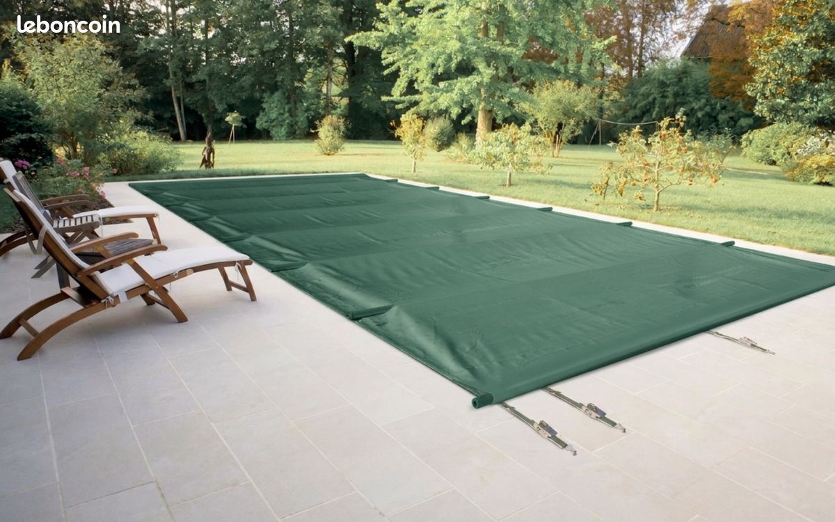 🚨 🏊‍♂️ Bâche à Barres Piscine 8x4 Sécurité NF P90-308 - L'EXCLUSIVE Full-Color - Toulouse 💙🤍❤️ 100 % Fabrication Française (image 2)