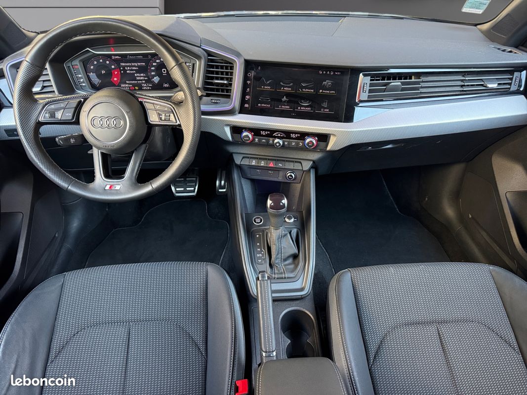 AUDI A1 SPORTBACK S-LINE Carplay Camera Garantie 12 mois (image 2)