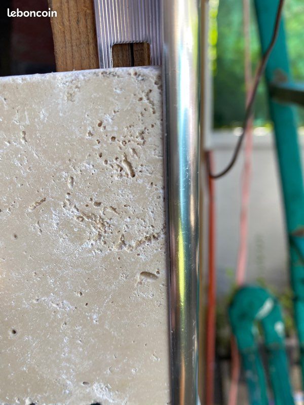 Baguettes aluminium couleur inox (image 1)