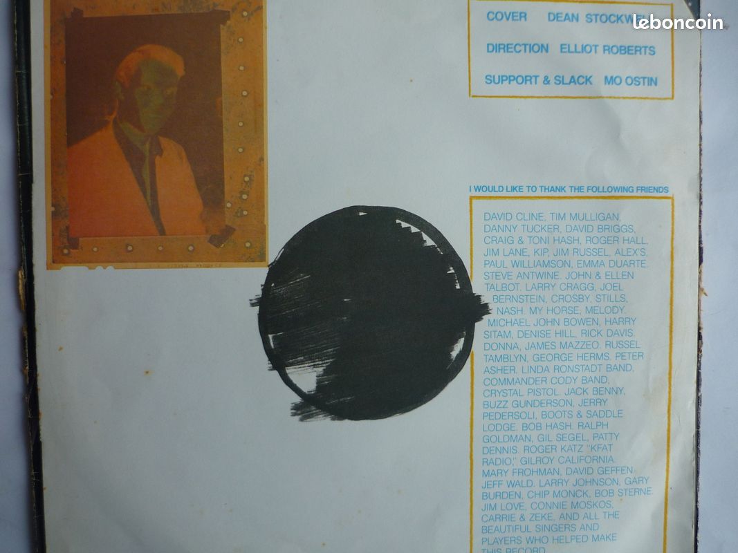 Disque Vinyle de NEIL YOUNG " American stars'n bars " (original 1977) (image 4)