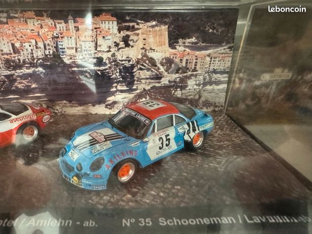 COFFRET RENAULT ALPINE A110 Rallye TOUR de CORSE 1978 MINITDC