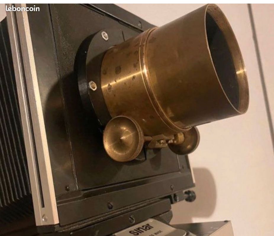 Objectif Ancien Pour Chambre Photographique – époque Daguerre, Très Bel état