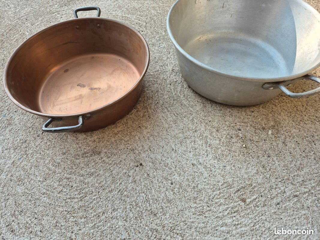 Bassine confitures Cuivre ou alu - réchaud gaz pour les conserves (image 9)