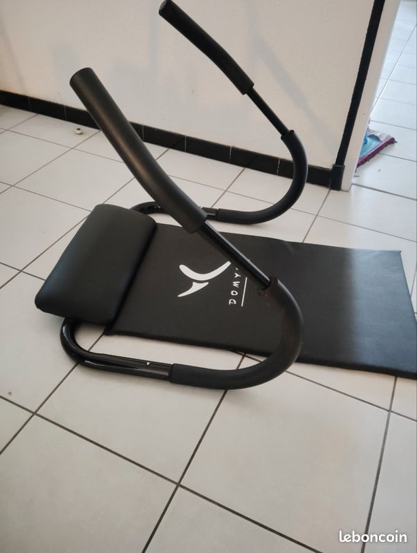 Tapis Abdominaux Yes4All – Mousse HD 38x30x7cm, Antidérapant, Soutien Lombaire Et Coccyx, Pliable