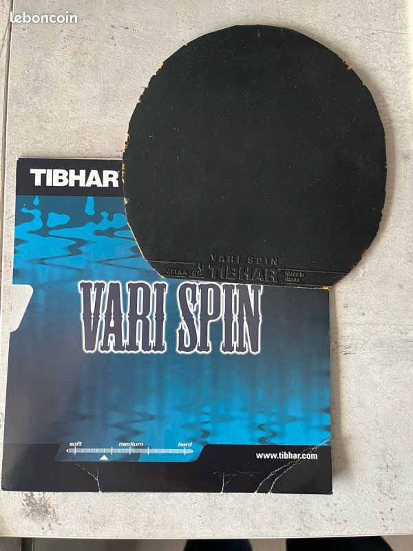 Tibhar Vari Spin D.Tec.S, Options D' 2,0 Mm, Noir