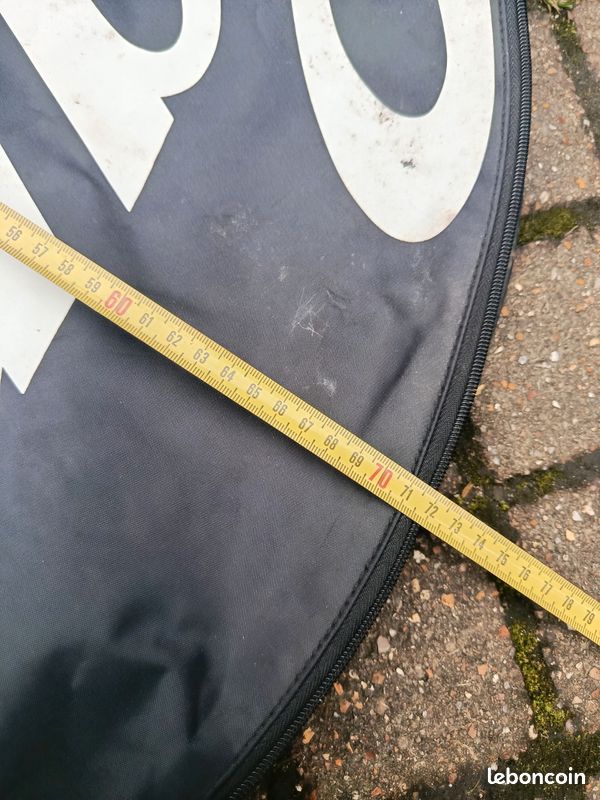 Sac de roue de yoga entièrement zippé Grande capacité Outil de roue de yoga Pilates Cercle de