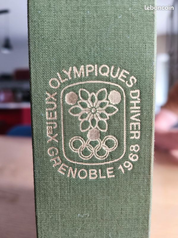 Écusson Officiel JO Grenoble 1968 - Rare, Plastifié, 12,5 Cm, Made In France