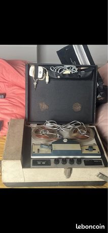 Magnétophone à Bandes Polydict Type 919 – France – À Restaurer / Pièces