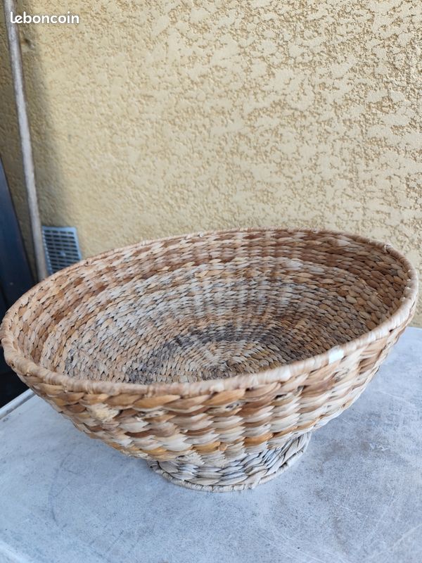 Coupe en raphia D37x19h (image 4)