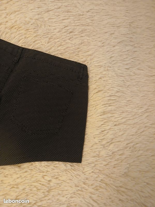 Short d'été en denim pour femmes, poches haute qualité, boutons, jambes larges, vêtements de rue courts décontractés (couleur : noir gris, taille : S