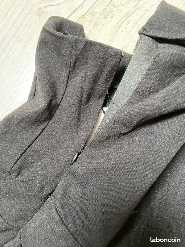 Combinaison pantalon bustier noire (image 5)