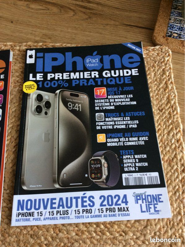 Deux magazines IPHONE IPAD WATCH le premier guide 100% pratique (image 2)