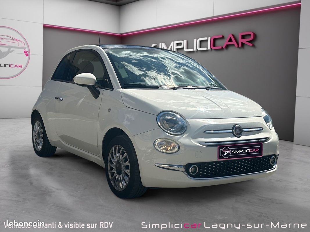 Fiat 500 lounge 1L2 toit panoramique - Voitures