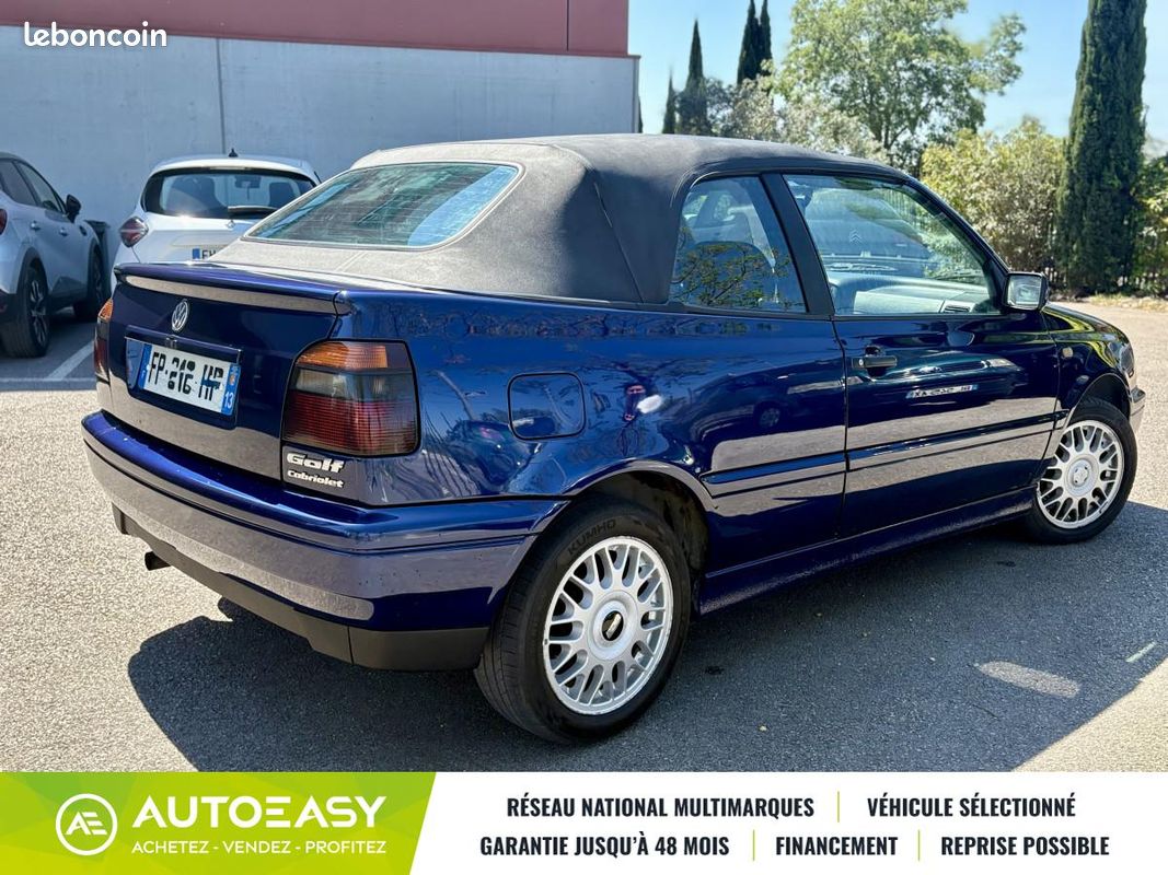 Volkswagen Golf III 3 Cabriolet 1.8 90cv BON JOVI / Révisée avec distribution neuve / (image 3)